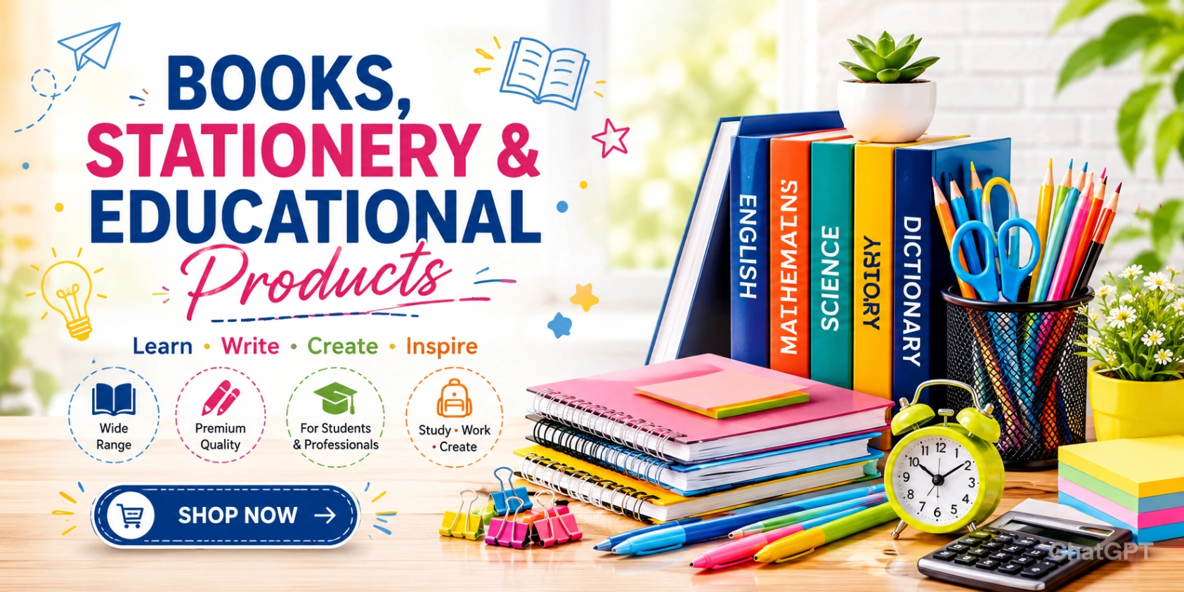 Books, Stationery & Educational Products